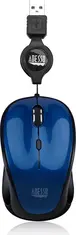 Adesso iMouse S8L Illuminated Retractable mini Mouse blue, USB
