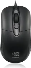Adesso iMouse W4 Waterproof Antimicrobial Optical Mouse black, USB