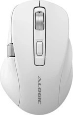 Alogic Apex rechargeable wireless Mouse белый, USB/Bluetooth