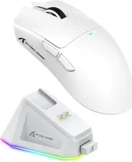 Attack Shark X11 wireless Gaming Mouse white, USB/Bluetooth