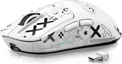 Attack Shark X3 wireless Gaming Mouse white, incl. Grip Tape, USB/Bluetooth