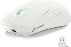 Attack Shark X5 wireless Gaming Mouse white, USB/Bluetooth