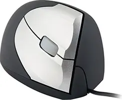 BakkerElkhuizen HandShake Mouse, vertical mouse right black/silver, USB