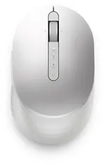 Dell MS7421W Premier rechargeable wireless Mouse, Platinum Silver, USB/Bluetooth