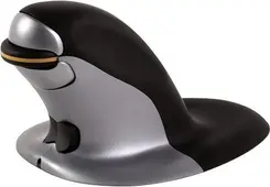 Fellowes Penguin ambidextrous vertical mouse, wireless, size L, black/silver, USB