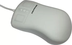 GETT KH29201 InduMouse Pro, on glass funktionierende silicone-Hygiene-mouse, серый, IP68, USB