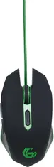 Gembird Gaming Mouse 001 black/green, USB