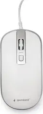 Gembird Optical Mouse 4B-06 white/silver, USB