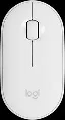 Logitech M350 Pebble wireless Mouse Off-white, USB/Bluetooth