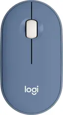 Logitech M350 Pebble wireless Mouse blueberry, USB/Bluetooth