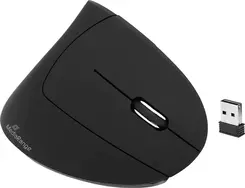 MediaRange vertical wireless mouse black, USB