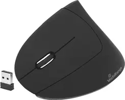 MediaRange vertical wireless mouse black, left hander, USB