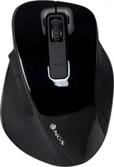 NGS Bow wireless Ergonomic Mouse black, USB