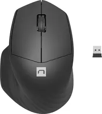 Natec Siskin 2 wireless Silent Mouse black, USB/Bluetooth