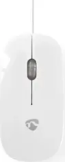 Nedis wired Optical Mouse, white, USB