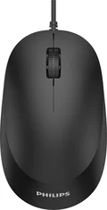 Philips 2000 Series Silent wired Mouse, black, USB