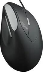 Rapoo EV200 Ergonomic wired Mouse black/silver, USB