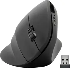 Speedlink Piavo wireless vertical Mouse black, rubberized, USB