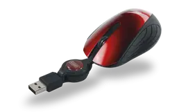 Sweex MI182 Pocket Mouse red, USB