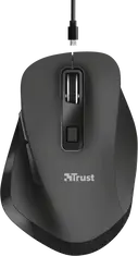 Trust Fyda rechargeable wireless Comfort Mouse black, USB