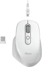 Trust Ozaa rechargeable wireless Mouse white, USB