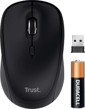 Trust Yuki Silent Multi-Device wireless Mouse черный, USB/Bluetooth