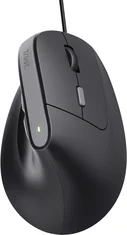 Trust Yuno Ergonomic Mouse black, USB
