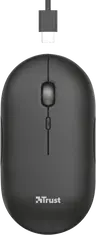 Trust puck wireless Mouse black, USB/Bluetooth
