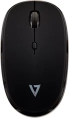 V7 Silent Dual Mode mouse with 4 keys black, USB/Bluetooth