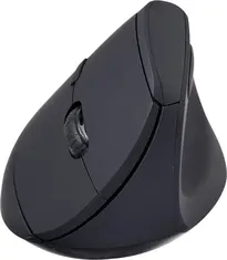 V7 vertical ergonomic Bluetooth mouse black, USB/Bluetooth
