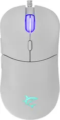 White Shark Bagdemagus white Gaming Mouse, white, USB