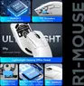 Attack Shark R1 wireless Gaming Mouse black, incl. Grip Tape, USB/Bluetooth