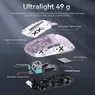 Attack Shark X3 wireless Gaming Mouse lilac, incl. Grip Tape, USB/Bluetooth