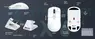 Attack Shark X6 wireless Gaming Mouse black, incl. Grip Tape, USB/Bluetooth