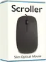 CiT Scroller Slim Optical wired Mouse, USB