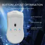 DeLUX M800 Ultra Tri-Mode 600mAh white, USB/Bluetooth