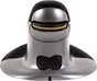 Fellowes Penguin ambidextrous vertical mouse, wireless, size L, black/silver, USB