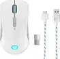 Lenovo Legion M600 wireless Gaming Mouse, white/grey, USB/Bluetooth