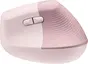 Logitech lift vertical Ergonomic Mouse, Rose, Logi Bolt, USB/Bluetooth