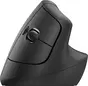 Logitech lift vertical Ergonomic Mouse, graphite, Logi Bolt, USB/Bluetooth
