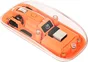 Manhattan transparent rechargeable wireless Mouse, transparent/orange, USB