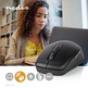 Nedis wireless Mouse, черный, USB