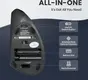 Perixx PERIMICE-713 L, black, vertical, left hander, USB