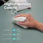 Perixx PERIMICE-813, white, vertical, right hander, USB/Bluetooth
