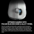 Pulsar Gaming Gears X2A eS wireless белый, USB