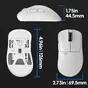 Pulsar Gaming Gears Xlite V3 Large wireless white, USB