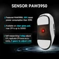 RAWM ES21M 8K wireless Gaming Mouse, RAESHA Optical switch, белый, USB