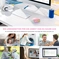 Seenda rechargeable wireless RGB Mouse with Jiggler function, розовый, USB