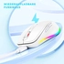 Seenda rechargeable wireless RGB Mouse with Jiggler function, белый, USB
