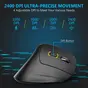 iClever WM-101 Ergonomic wireless vertical Mouse black, USB